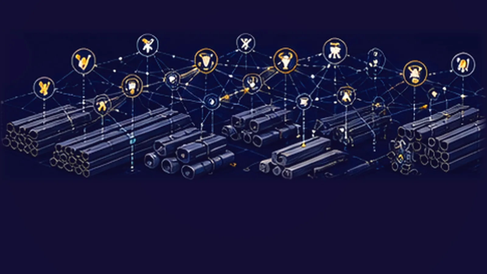 Steel & IoT · India — illustrative