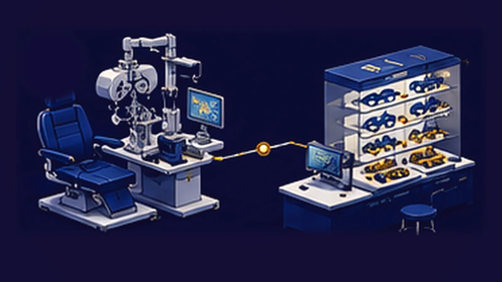 Optical retail & eye care services — illustrative