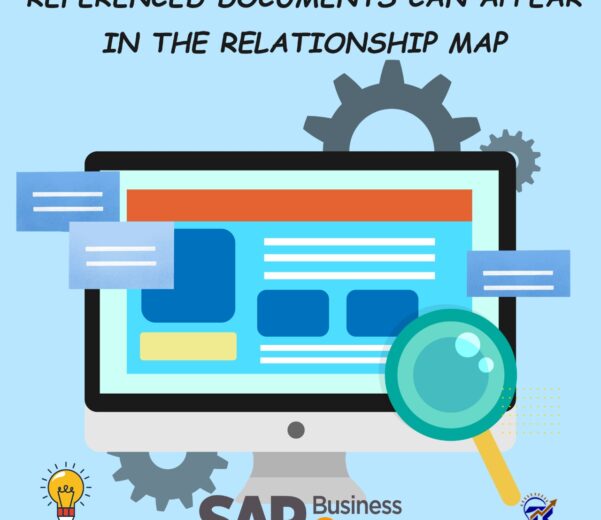 sap business one Referenced documents to appear on the relationship map.